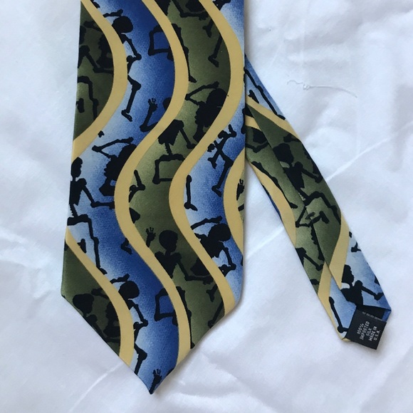 Vintage Grateful Dead Silk Tie - Picture 2 of 4